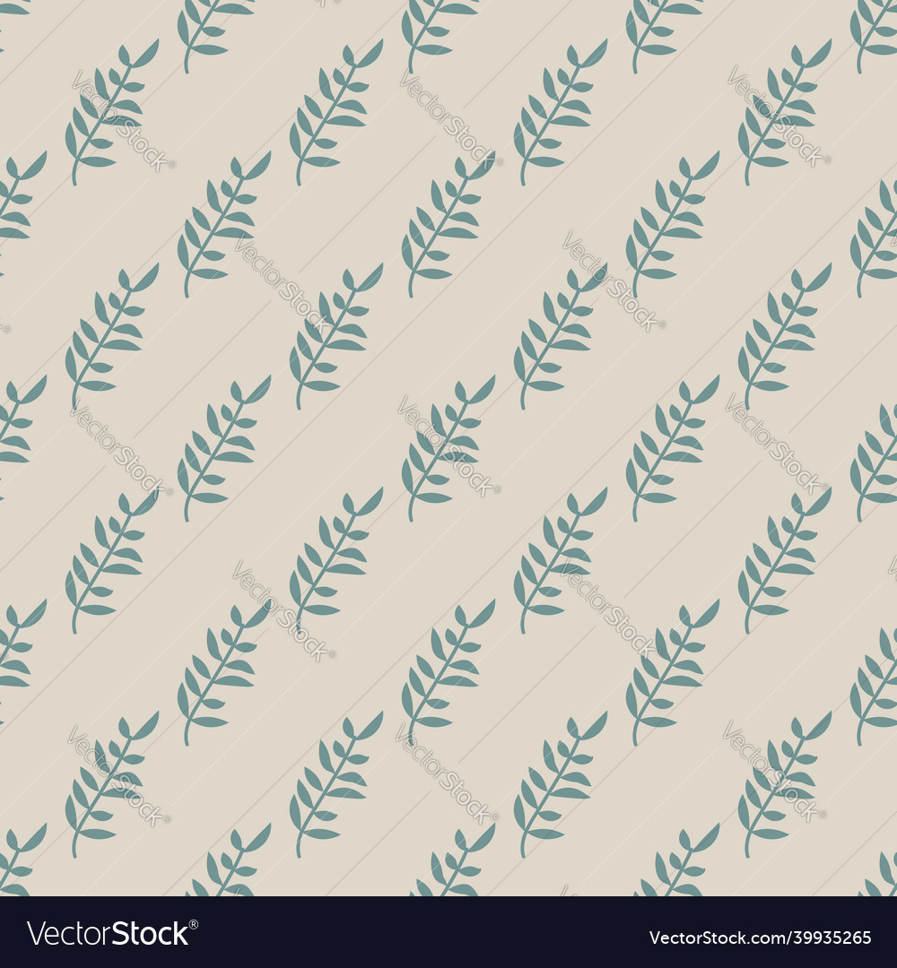 Seamless pattern with abstract color branches vector image Seamless pattern with abstract color branches