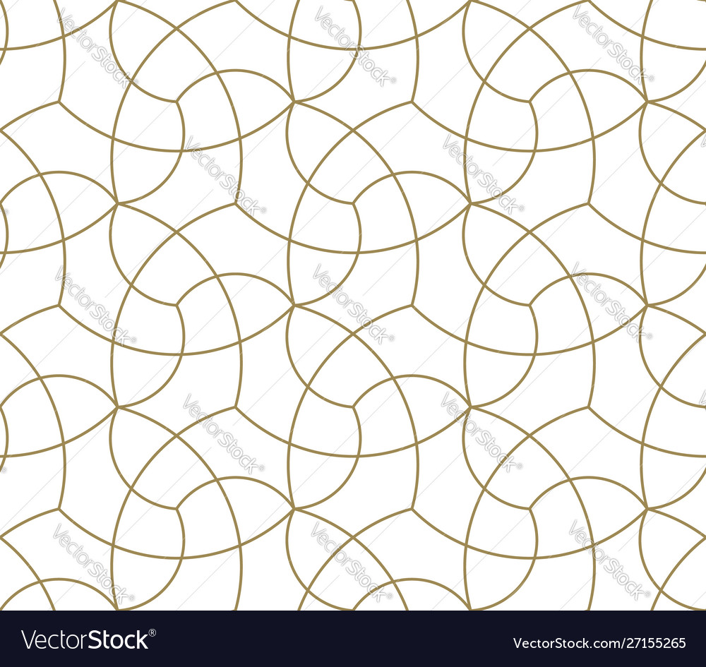 Seamless pattern with abstract geometric line vector image Seamless pattern with abstract geometric line