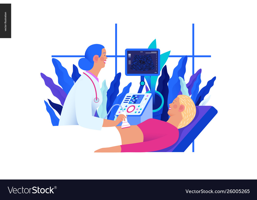 Ultraschall-Scan - Medizinische Prüfung
