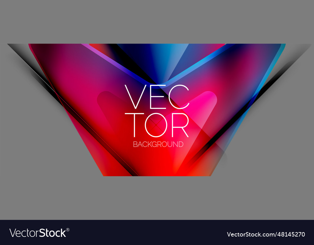 Fluid gradient arrow abstract vibrant arrows vector image Fluid gradient arrow abstract vibrant arrows