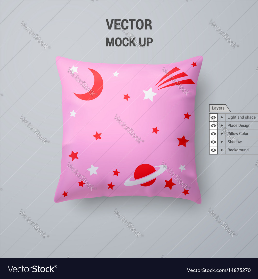 Pillow Royalty Free Vector Image - VectorStock