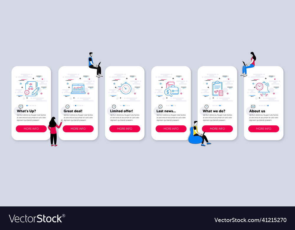 Set of education icons related to algorithm