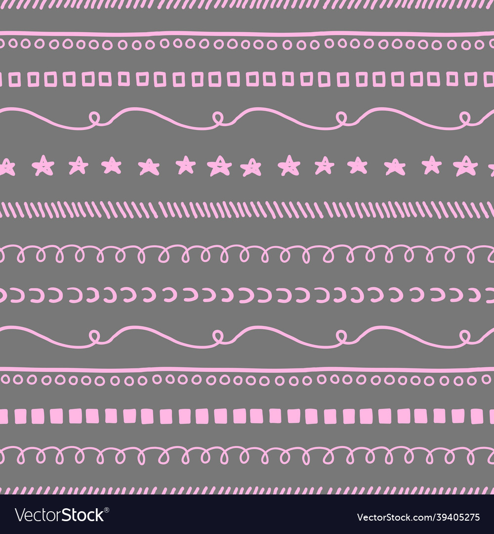 Abstract pattern with brush lines vector image Abstract pattern with brush lines
