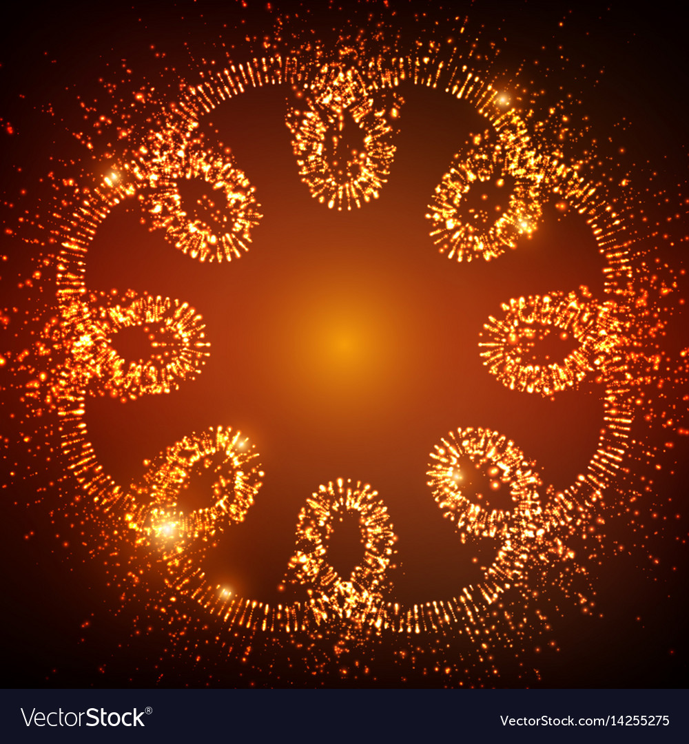Abstract space background explosion