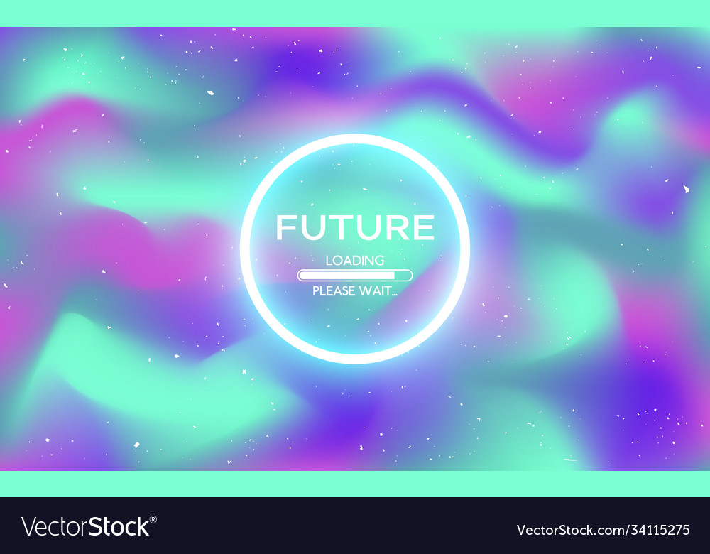 Retro Futuristic Loading Concept