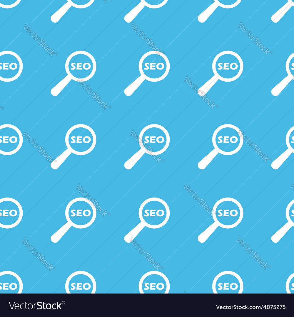 Seo search straight pattern Royalty Free Vector Image