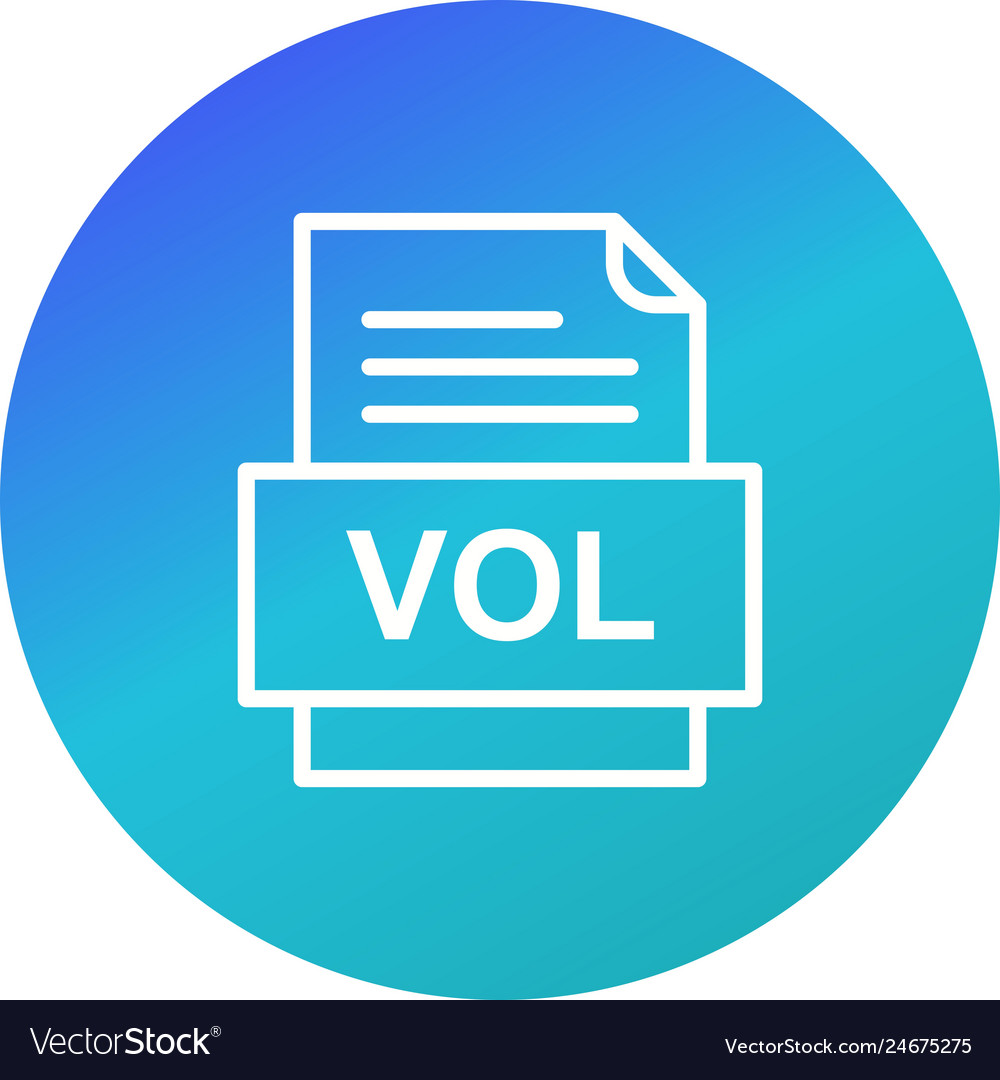 Vol file document icon
