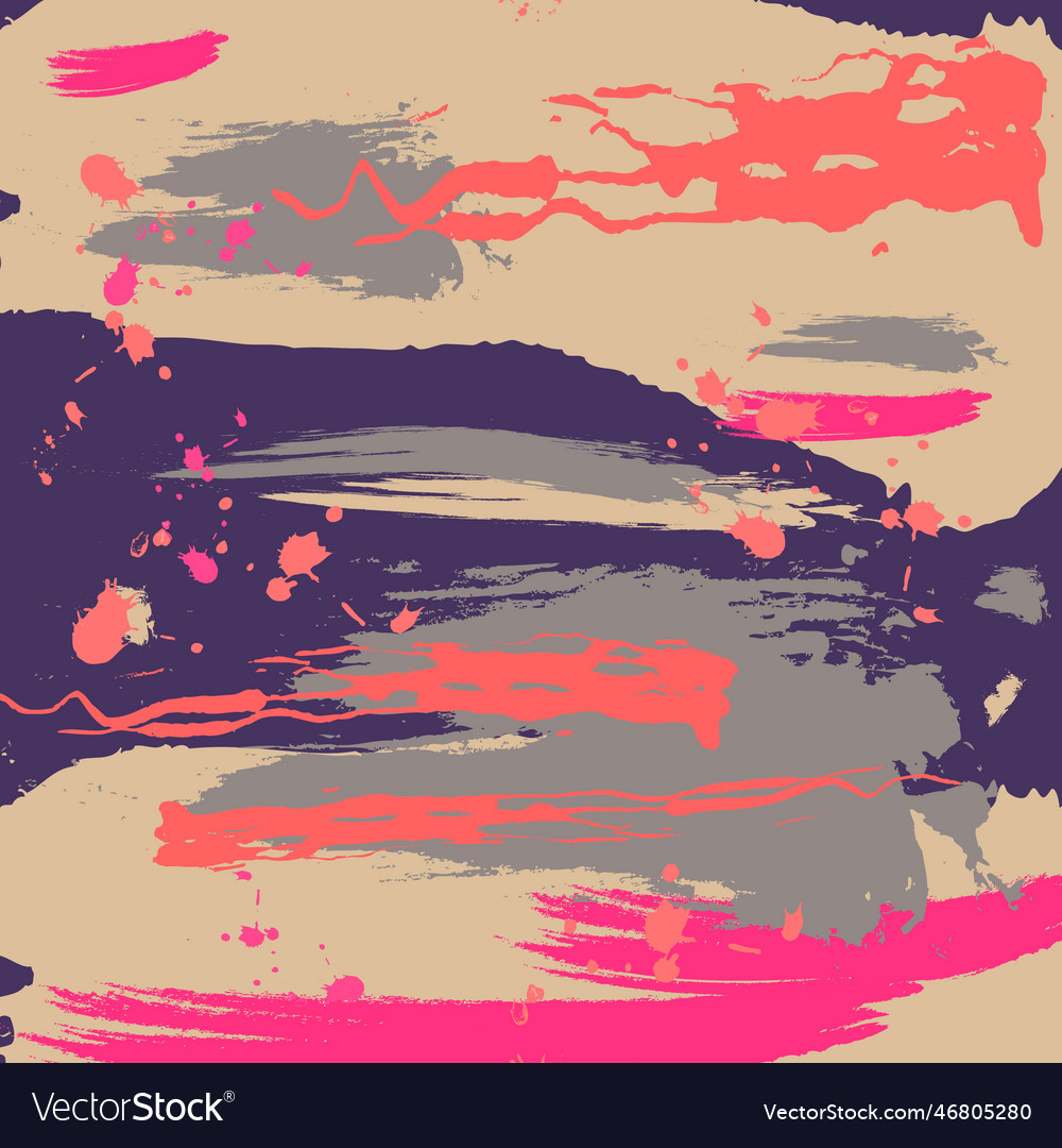 Abstract artistic graphic colorful ink blobs