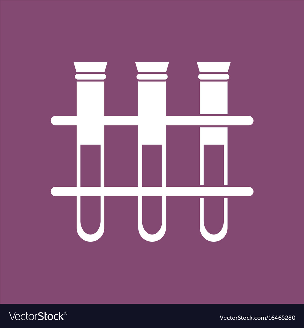 Icon three test tube