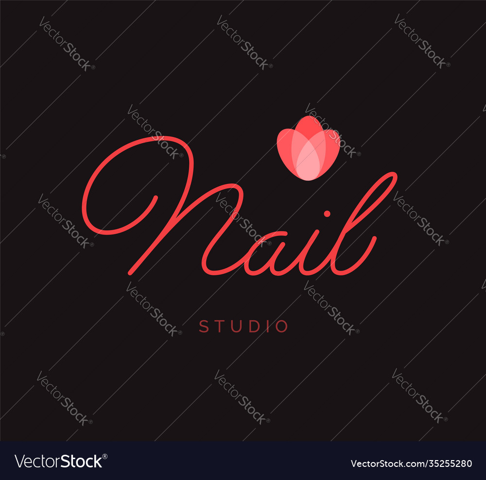 Nagelstudio Logo Schriftzug