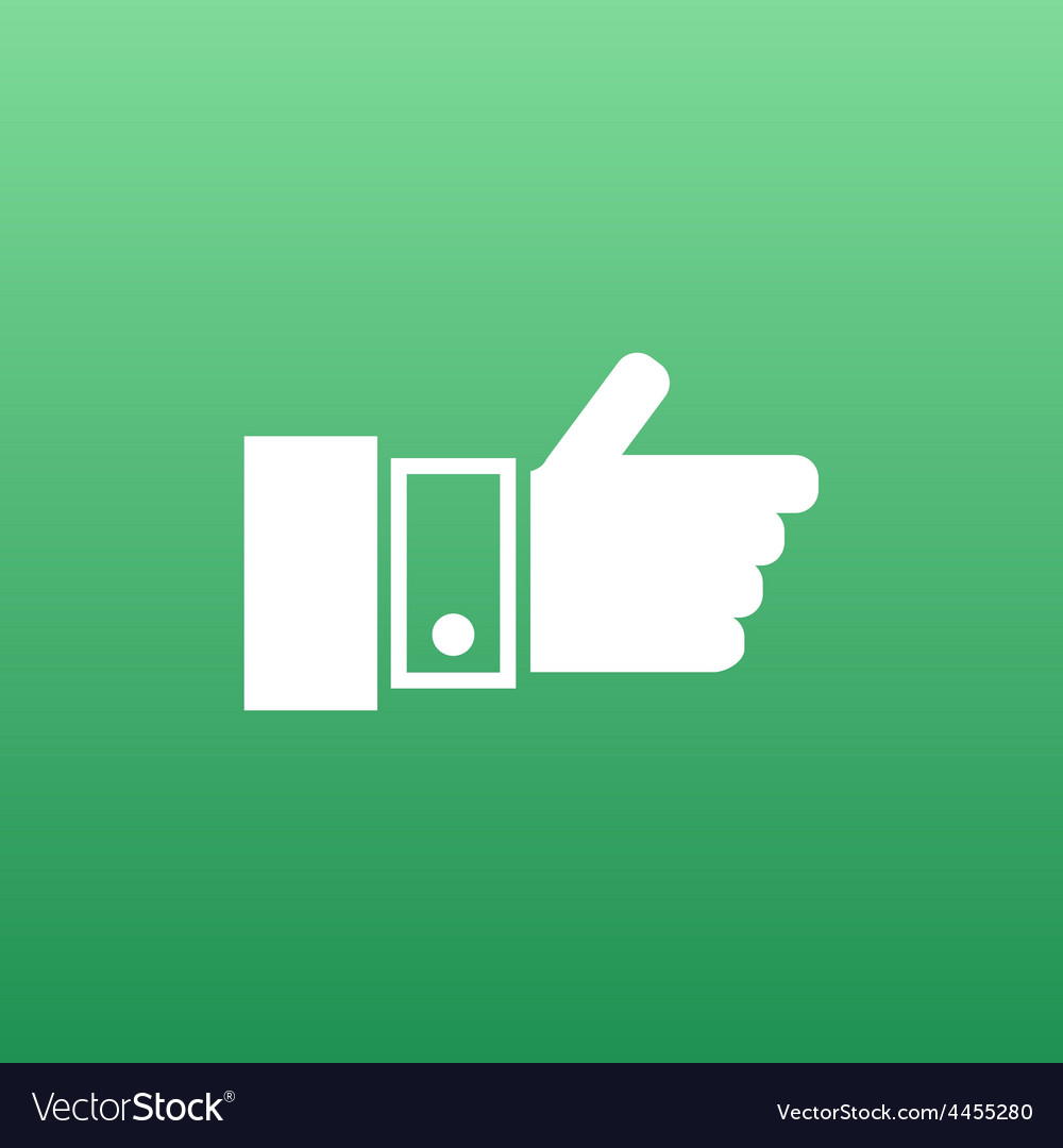 Pointing hand icon finger pointer touch