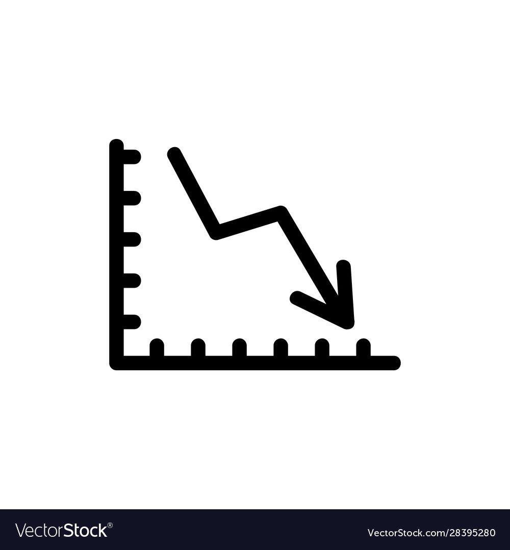 Schedule reducing icon isolated vector image Schedule reducing icon isolated