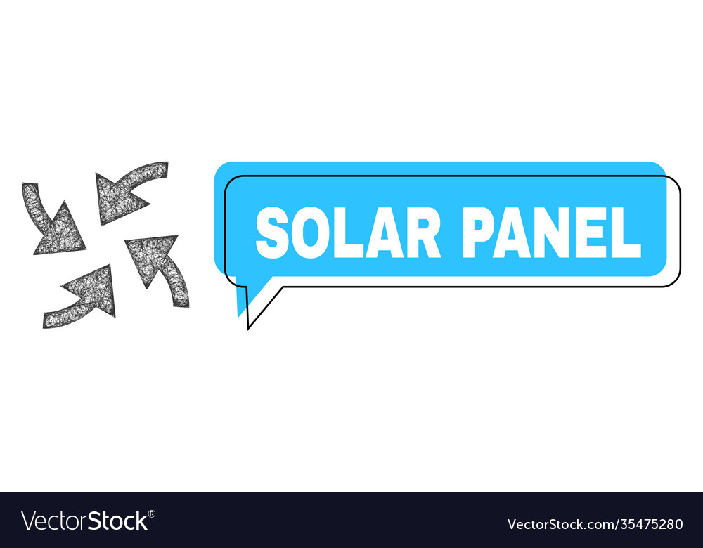 Shifted solar panel message frame and net cyclone