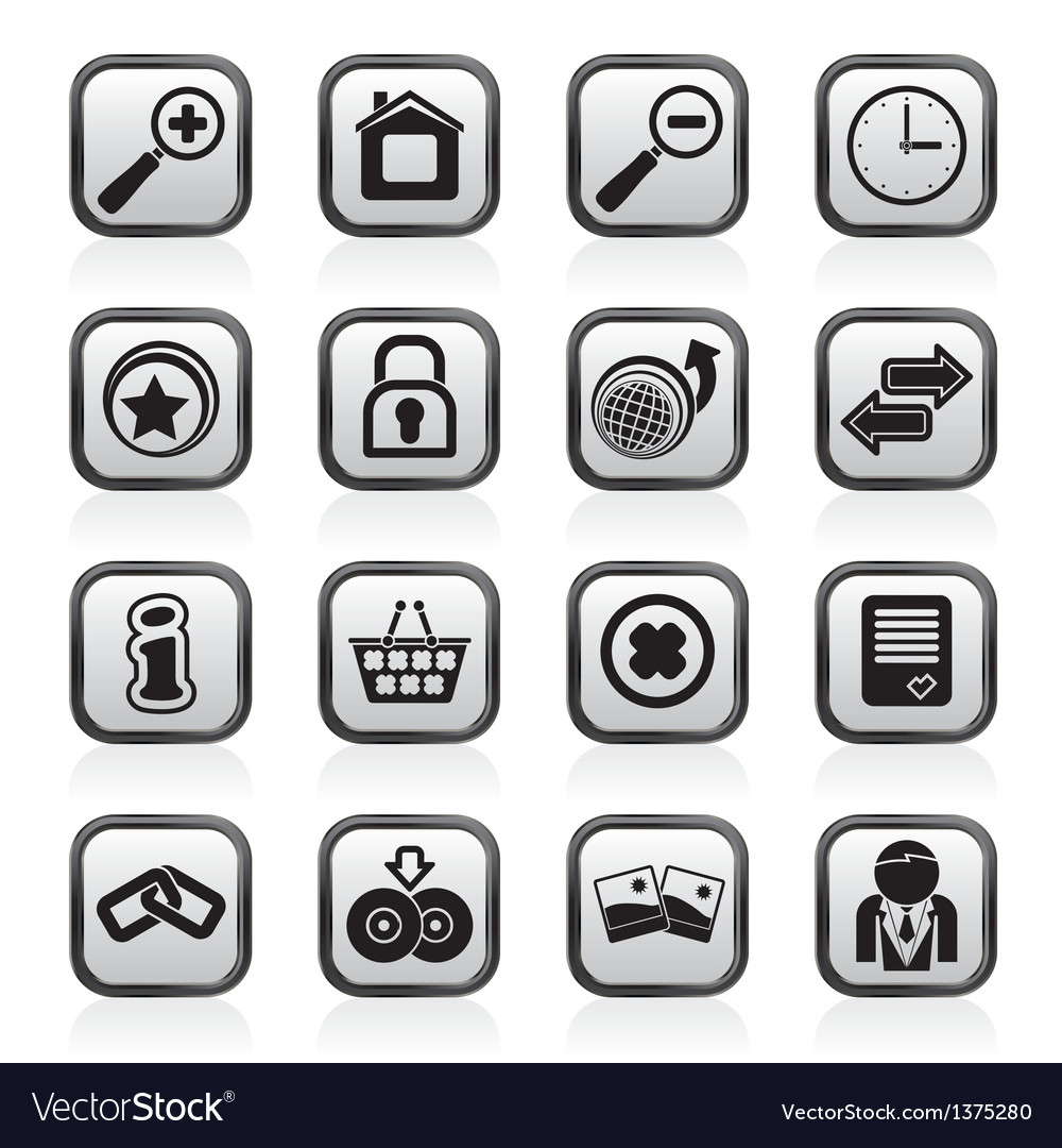 Web site and internet icons
