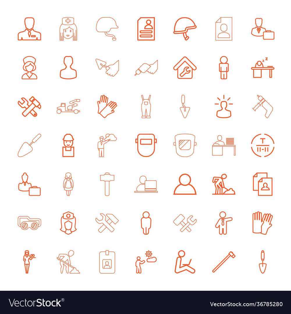 Worker icons