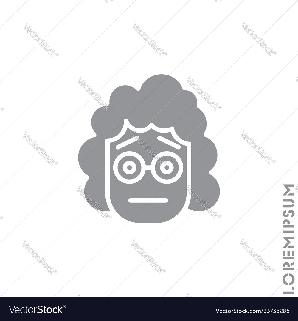 Cute girl woman icon emoticon sticker