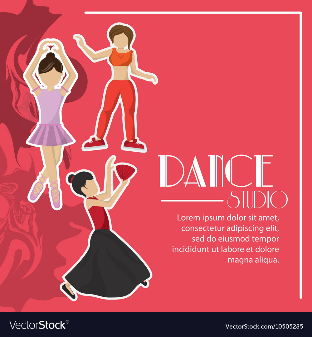 Dance studio avatar dancer design