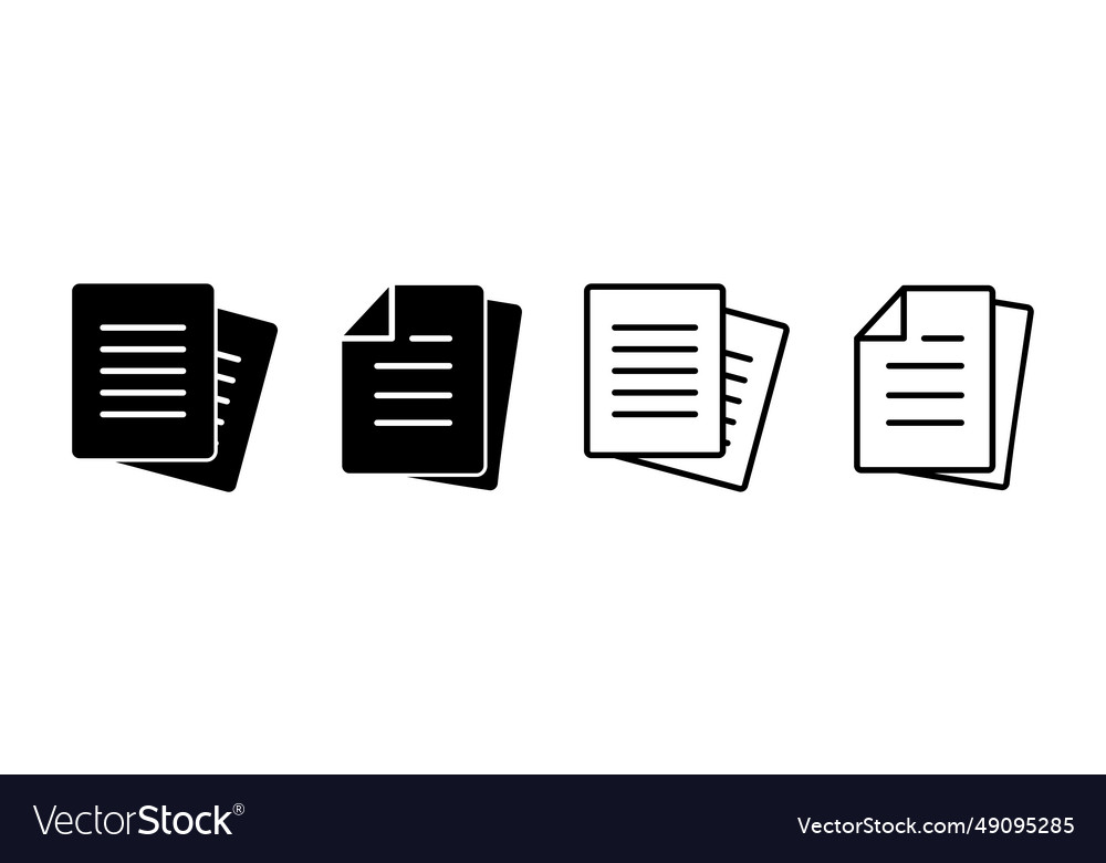 Document icon paper file