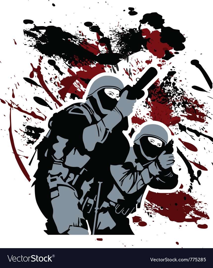 Elite Soldiers Royalty Free Vector Image - Vectorstock