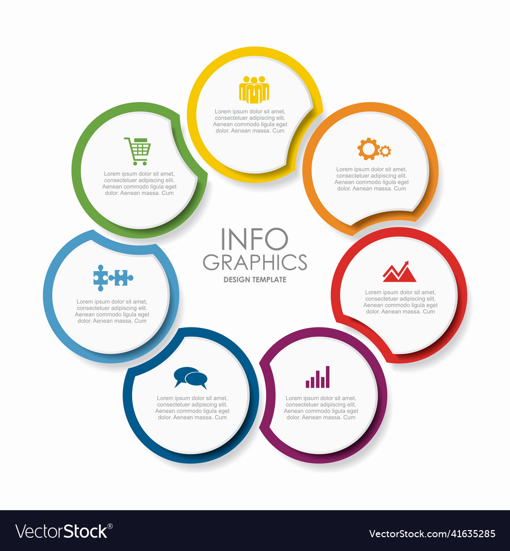 Infographic design template with place for your Vector Image