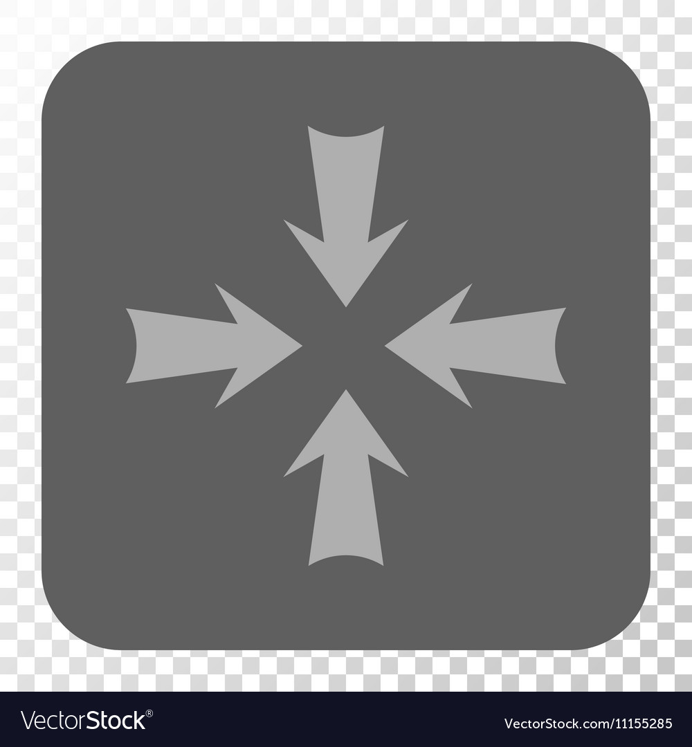 Reduce arrows rounded square button