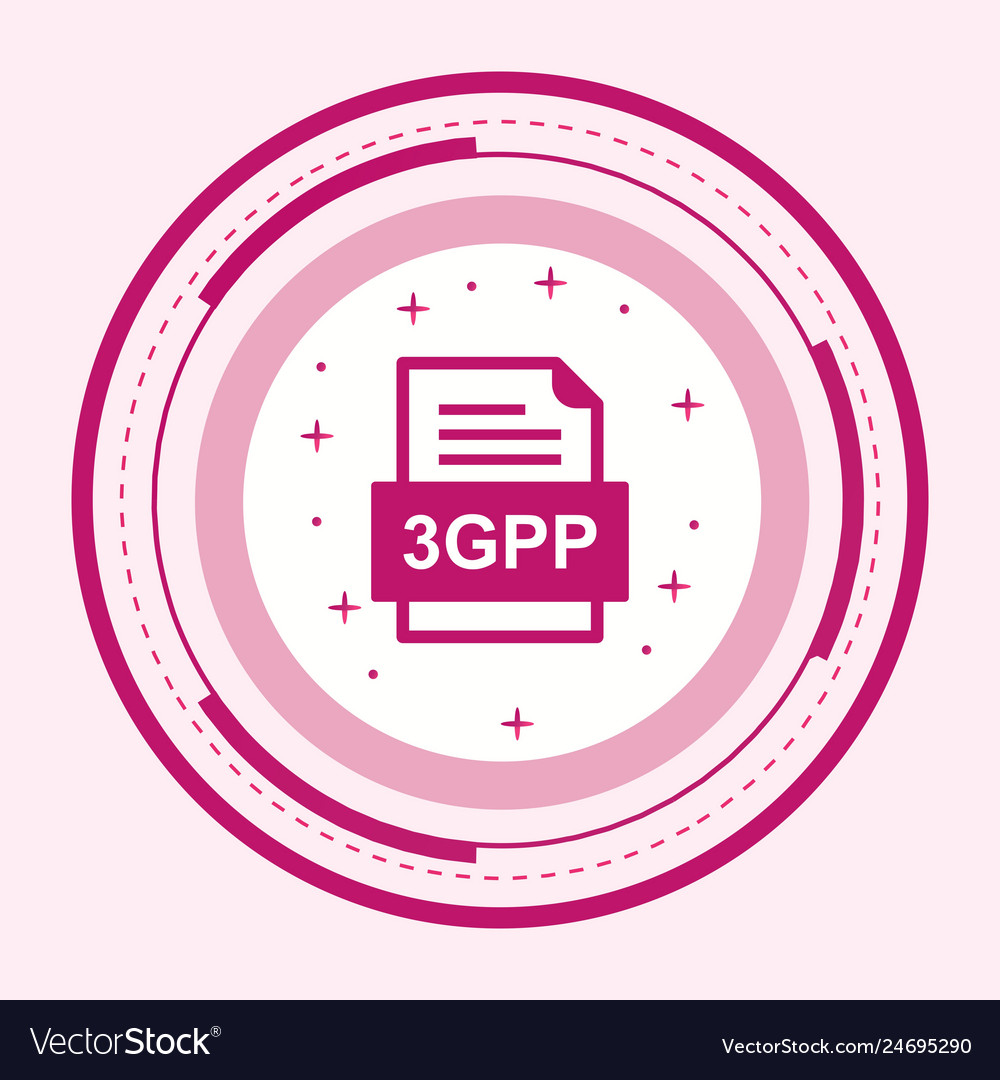 3gpp file document icon