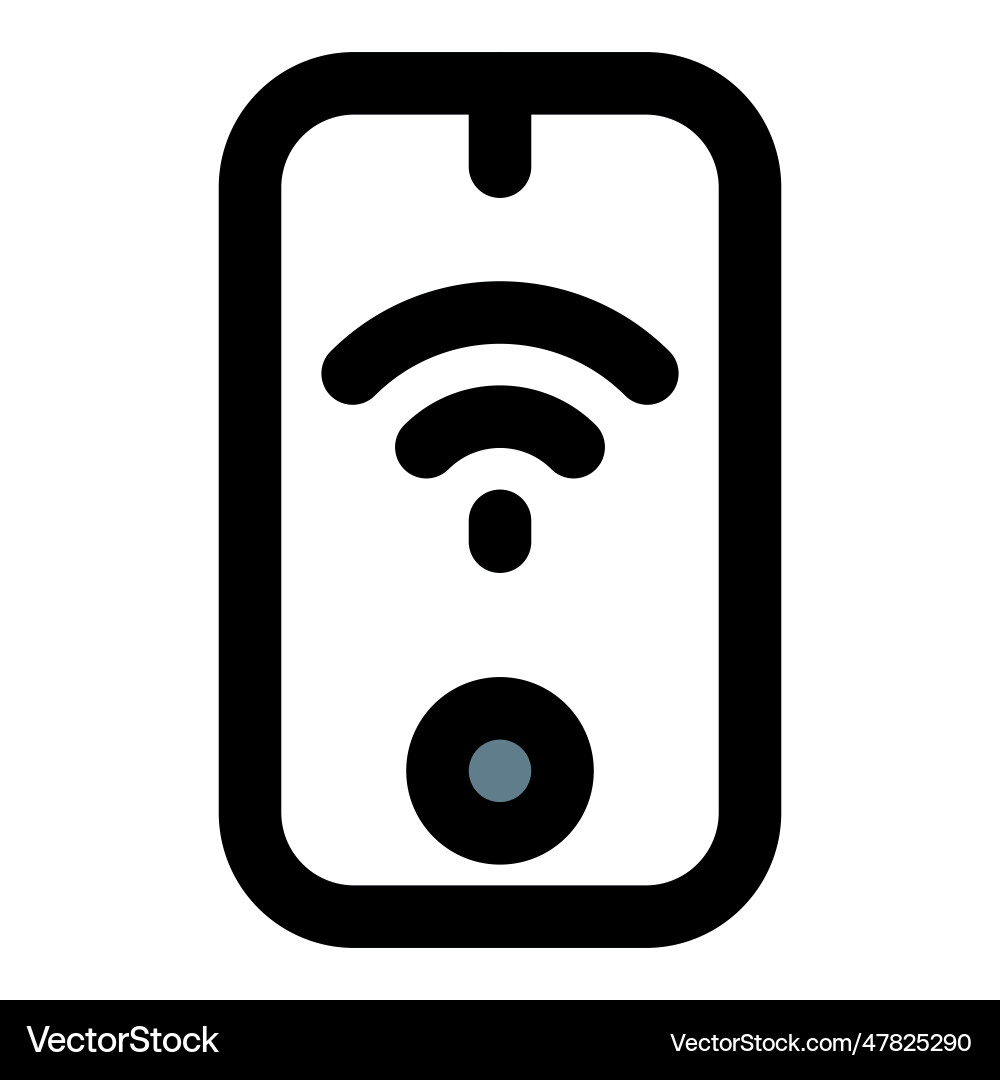 Handy smartphone with versatile tech features Vector Image