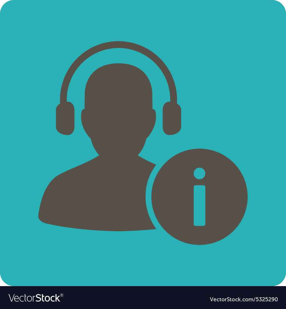 Help desk icon from commerce buttons overcolor set