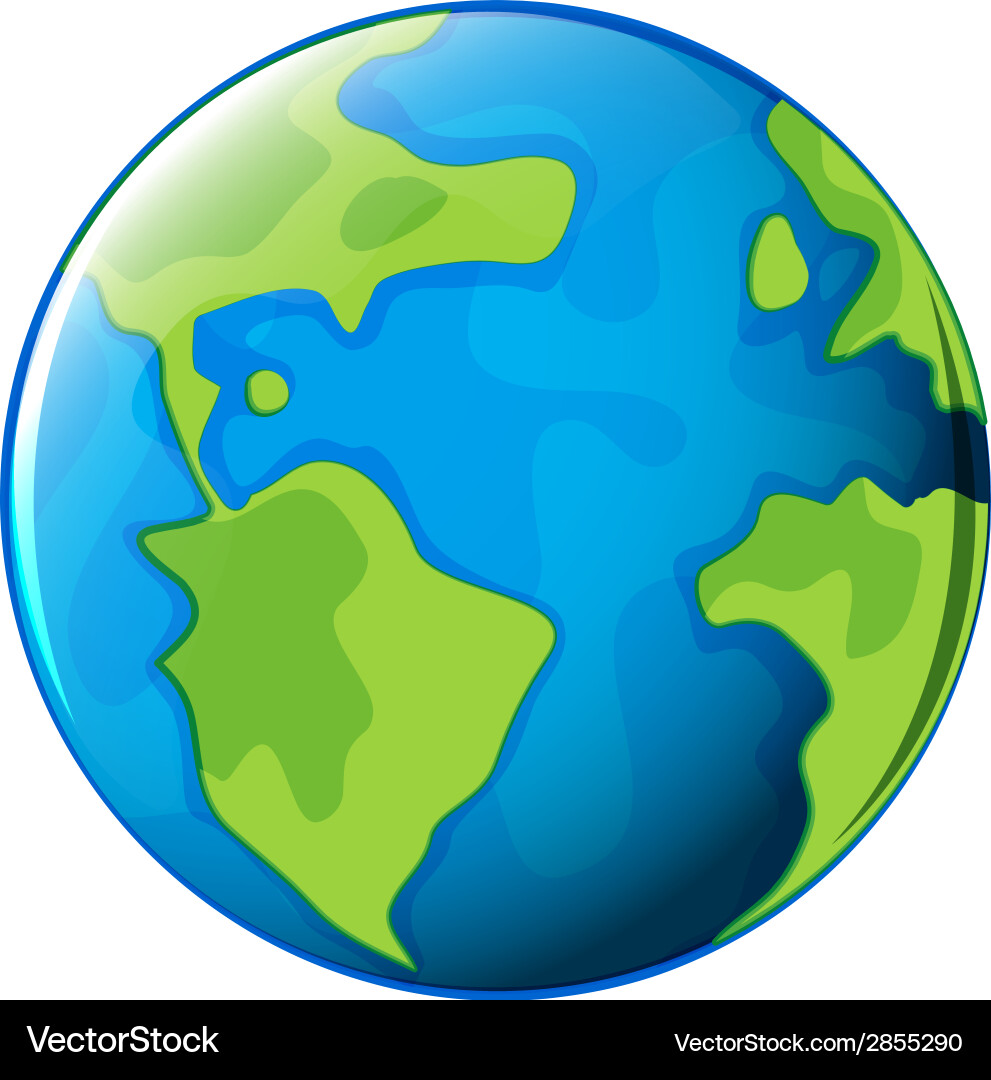 Planet earth Royalty Free Vector Image - VectorStock