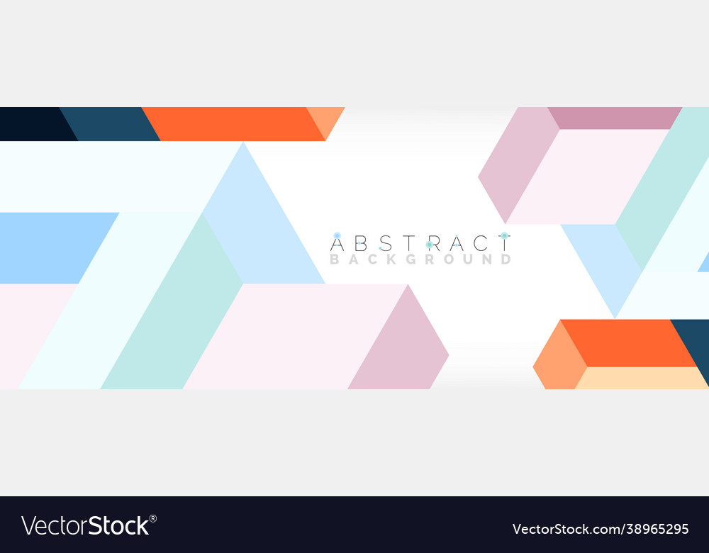 Abstract background 3d cubes cubic elements vector image Abstract background 3d cubes cubic elements