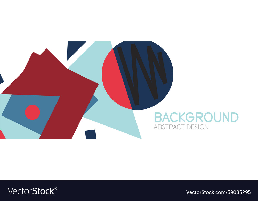 Abstract background blocks lines triangles vector image Abstract background blocks lines triangles