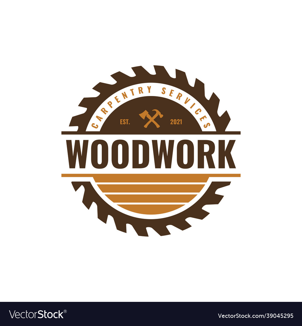 Carpentry vintage logo