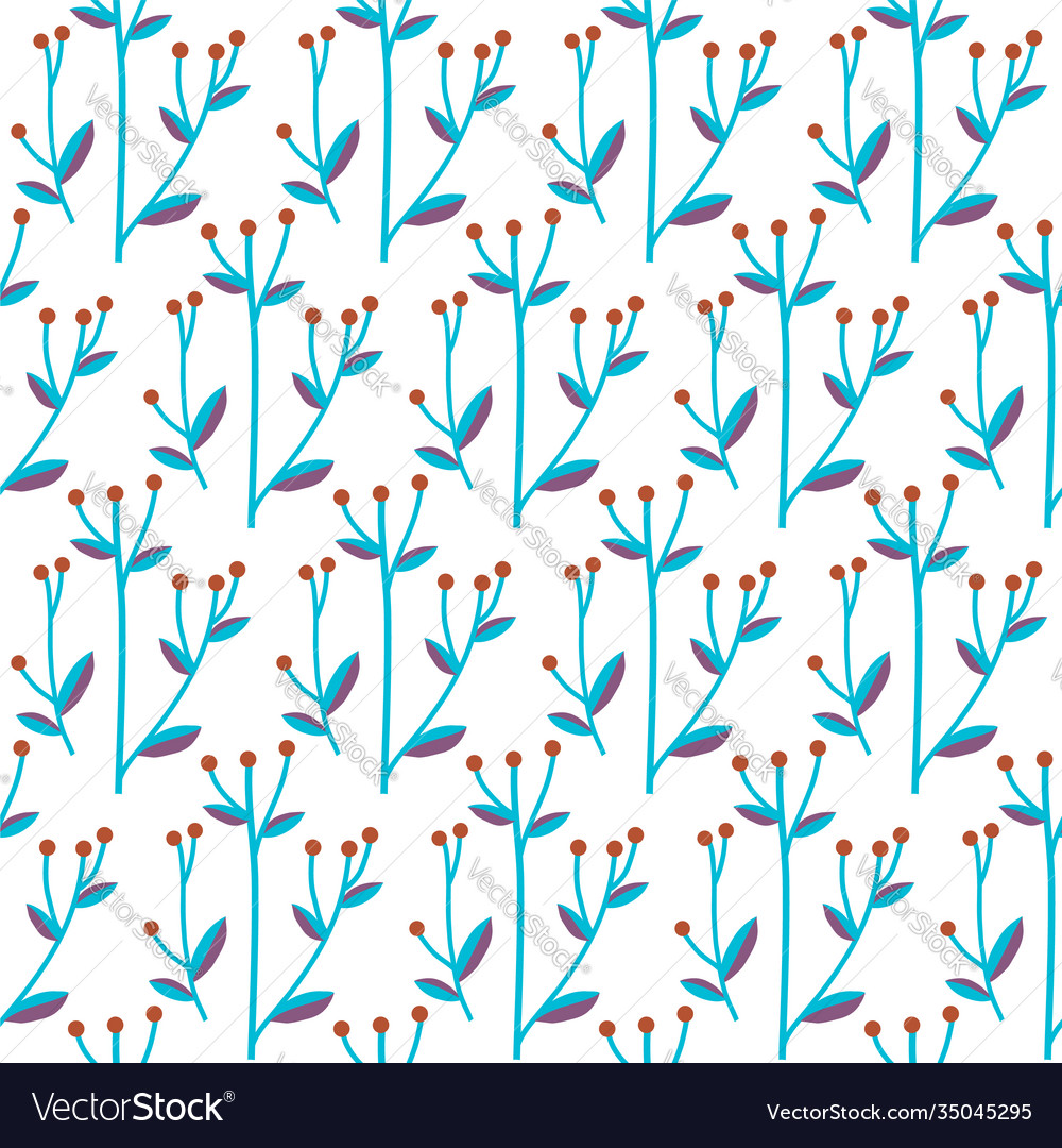 Cute floral seamless pattern background