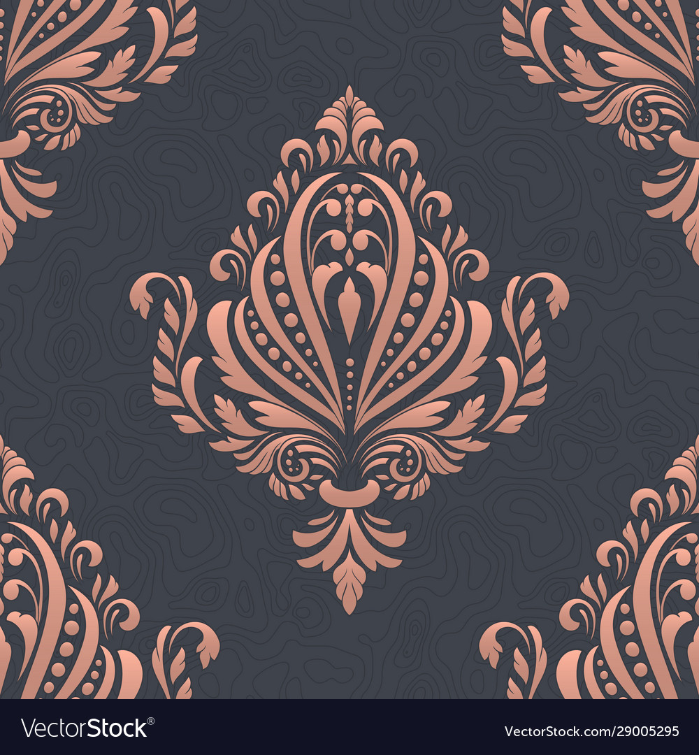 Damask nahtlose Musterelement klassische