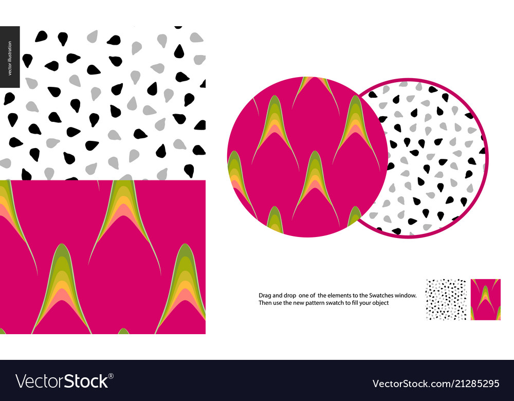 Dragonfruit Rind Pattern