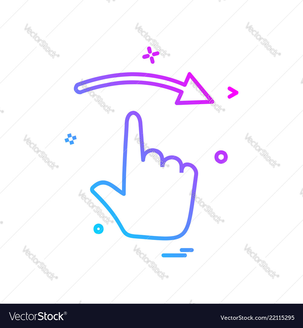 Hands icon design vector image Hands icon design