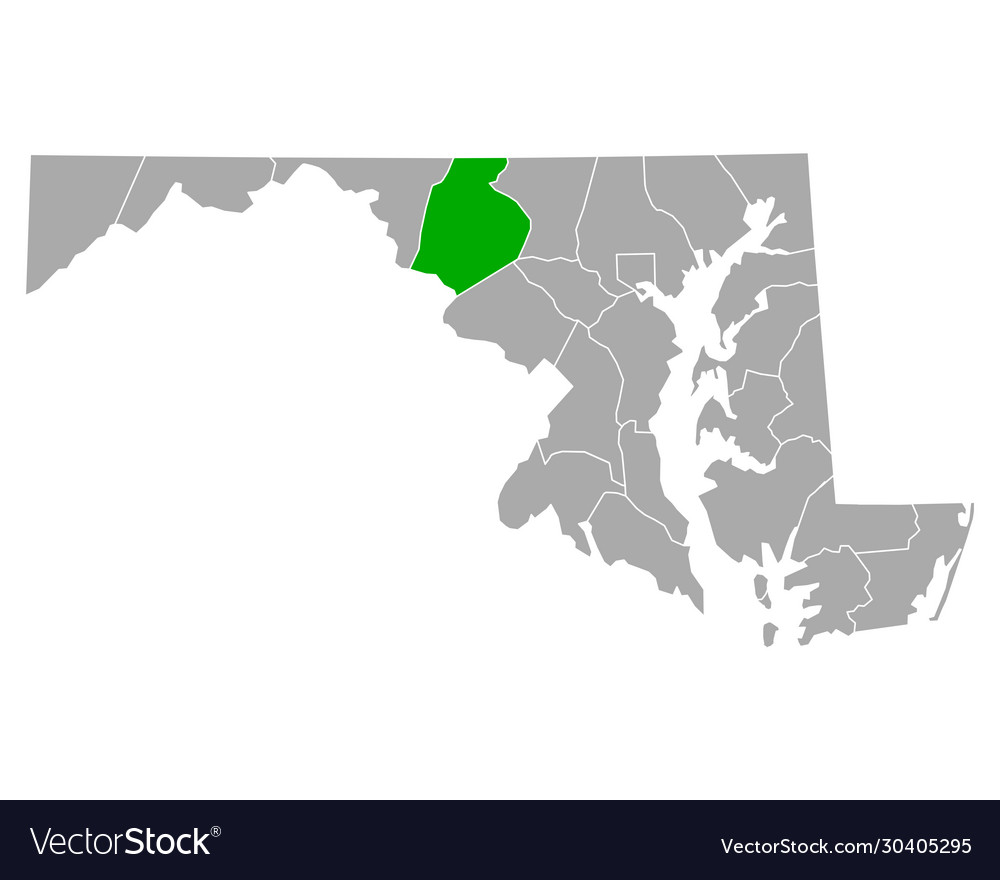 Map frederick in maryland