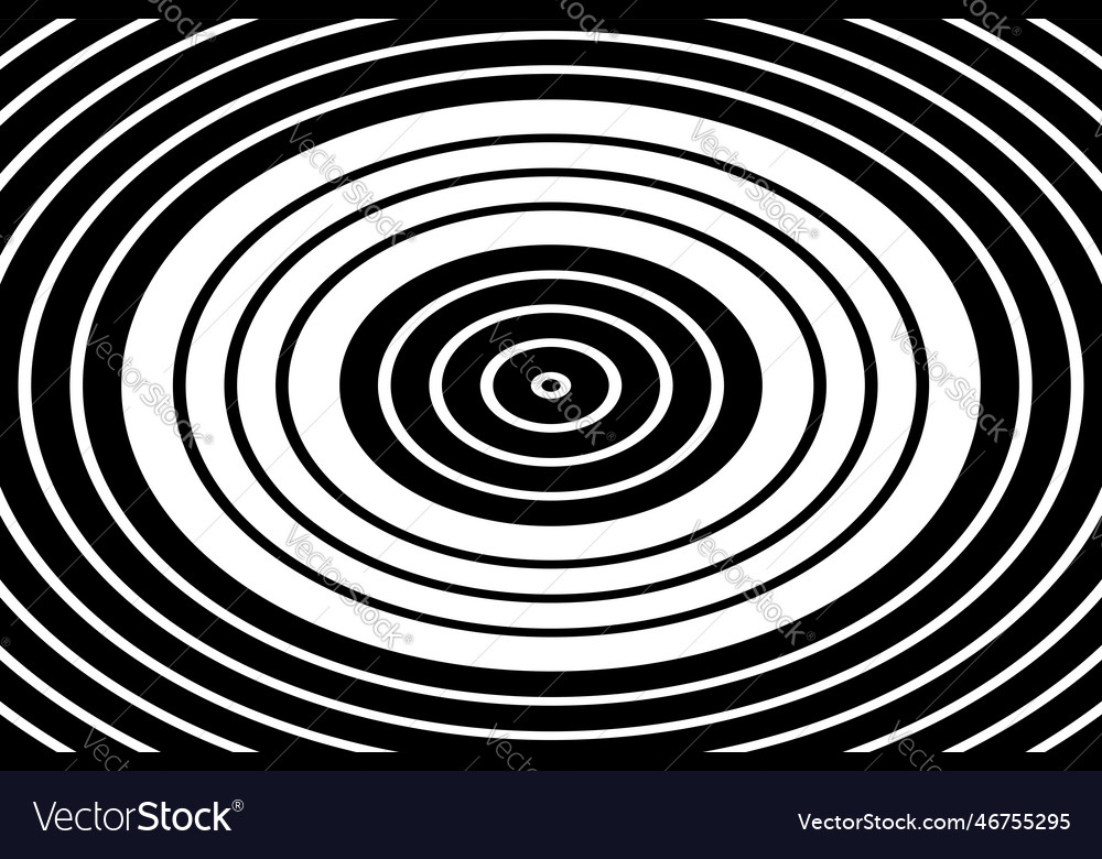 Oval lines pattern Royalty Free Vector Image - VectorStock