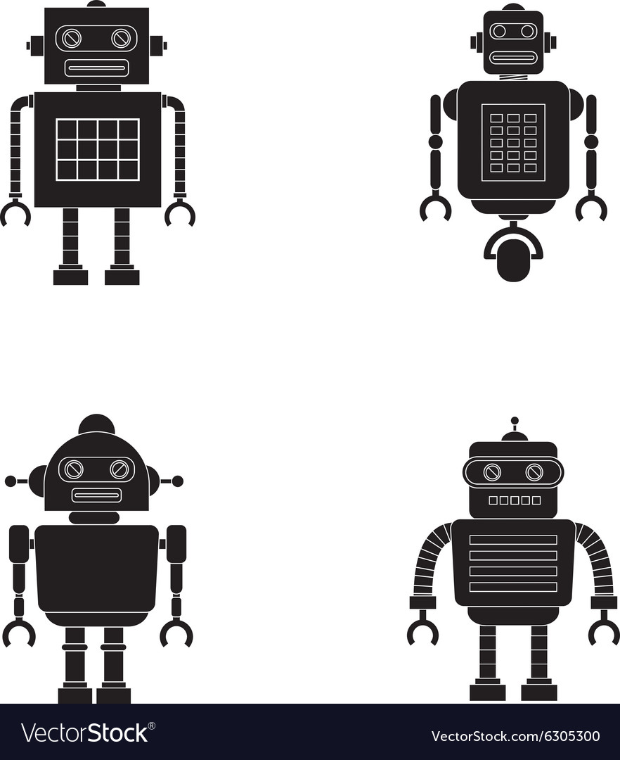 Robots Royalty Free Vector Image - VectorStock