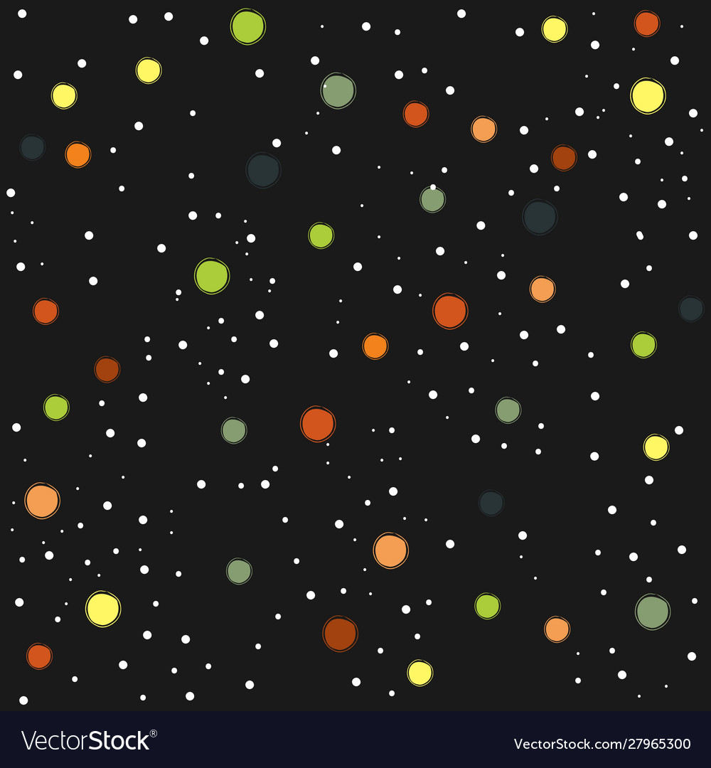 Seamless pattern with colorful balls scandinavian vector image Seamless pattern with colorful balls scandinavian