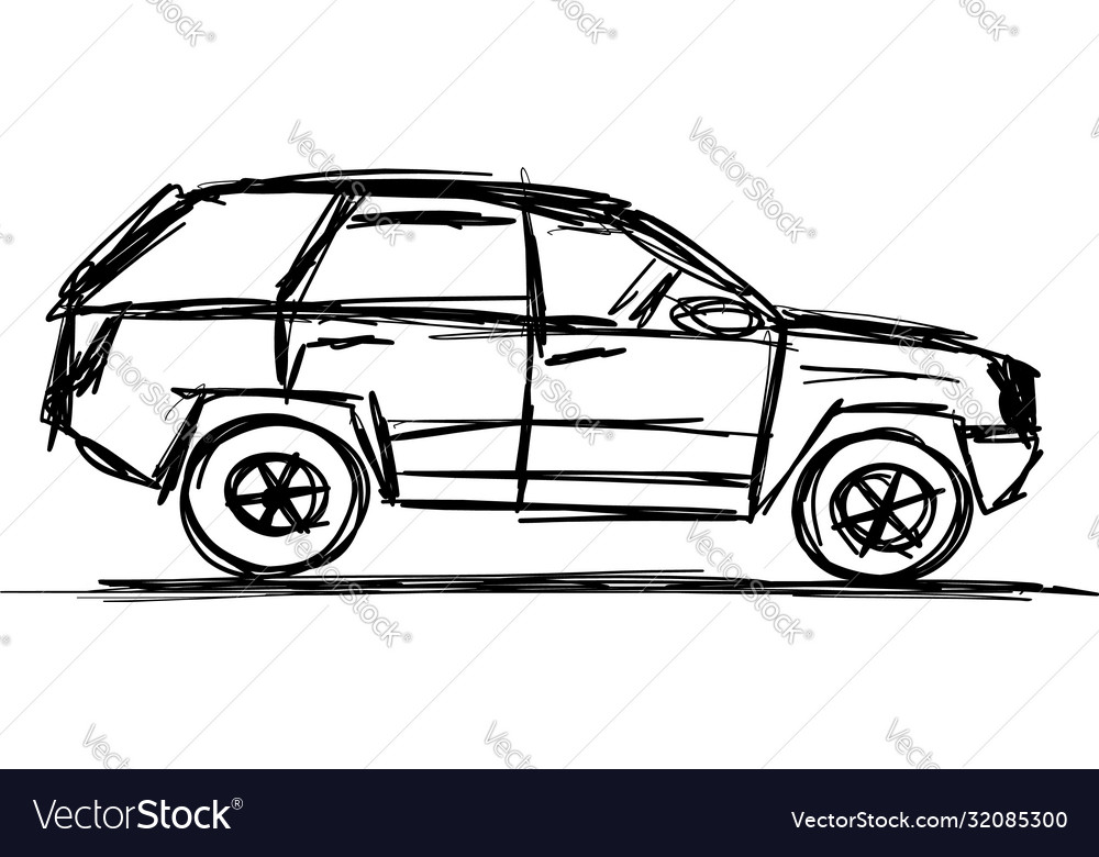 Tuned suv sketch for your design