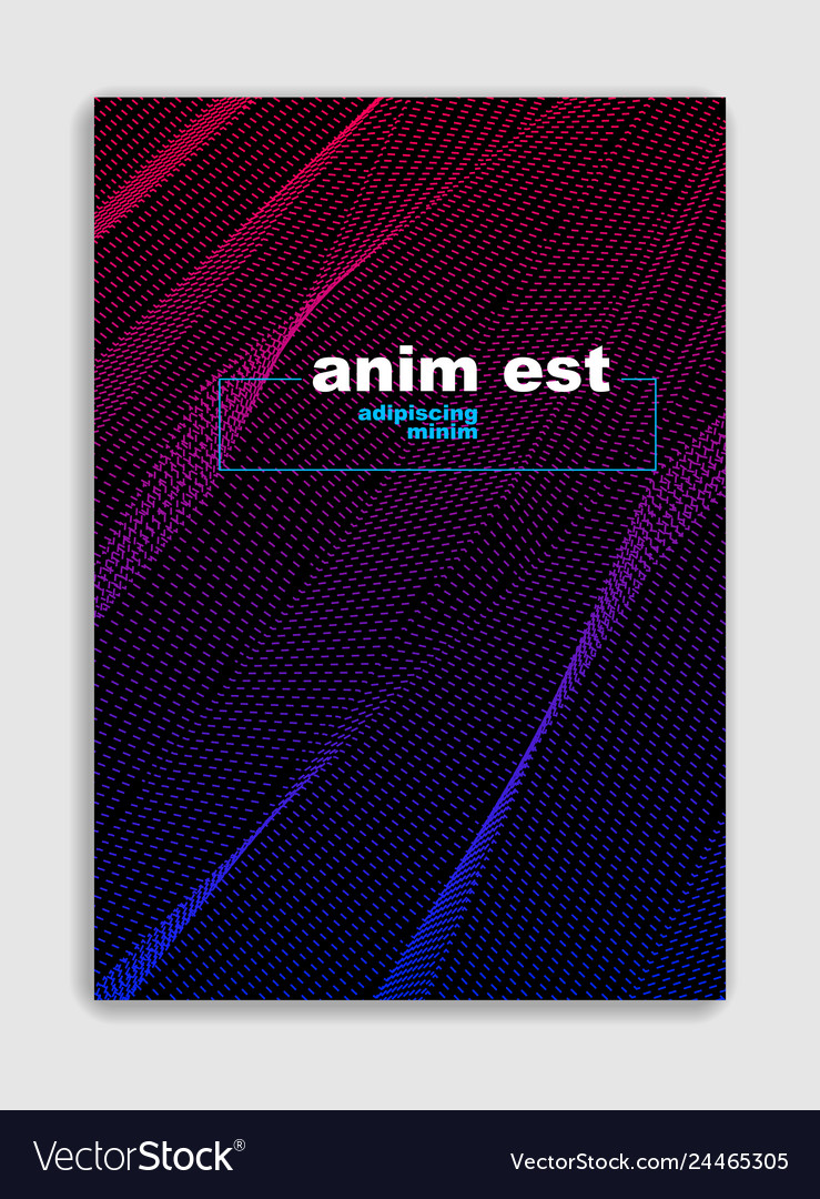 Abstract line art minimal contemporary brochure