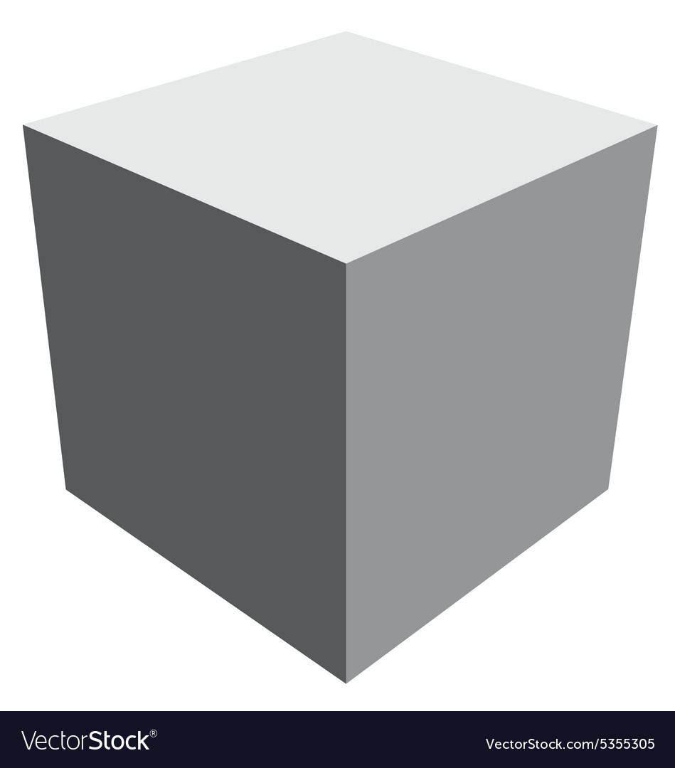 Cube Royalty Free Vector Image - VectorStock