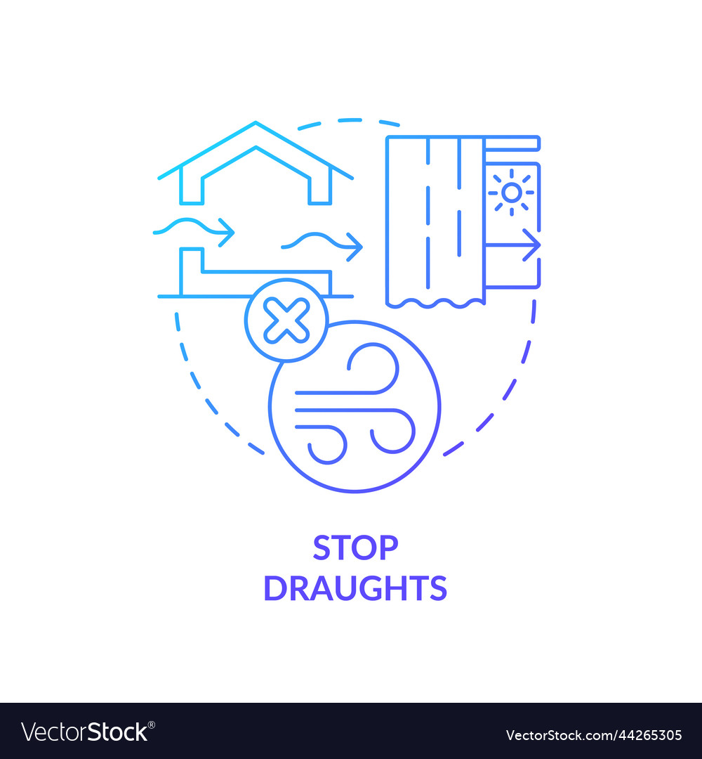 Draughts proof blue gradient concept icon