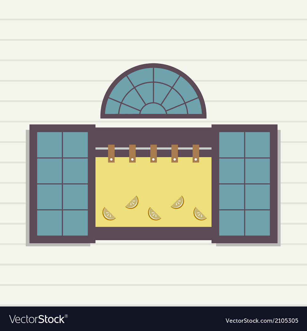 Flat design window