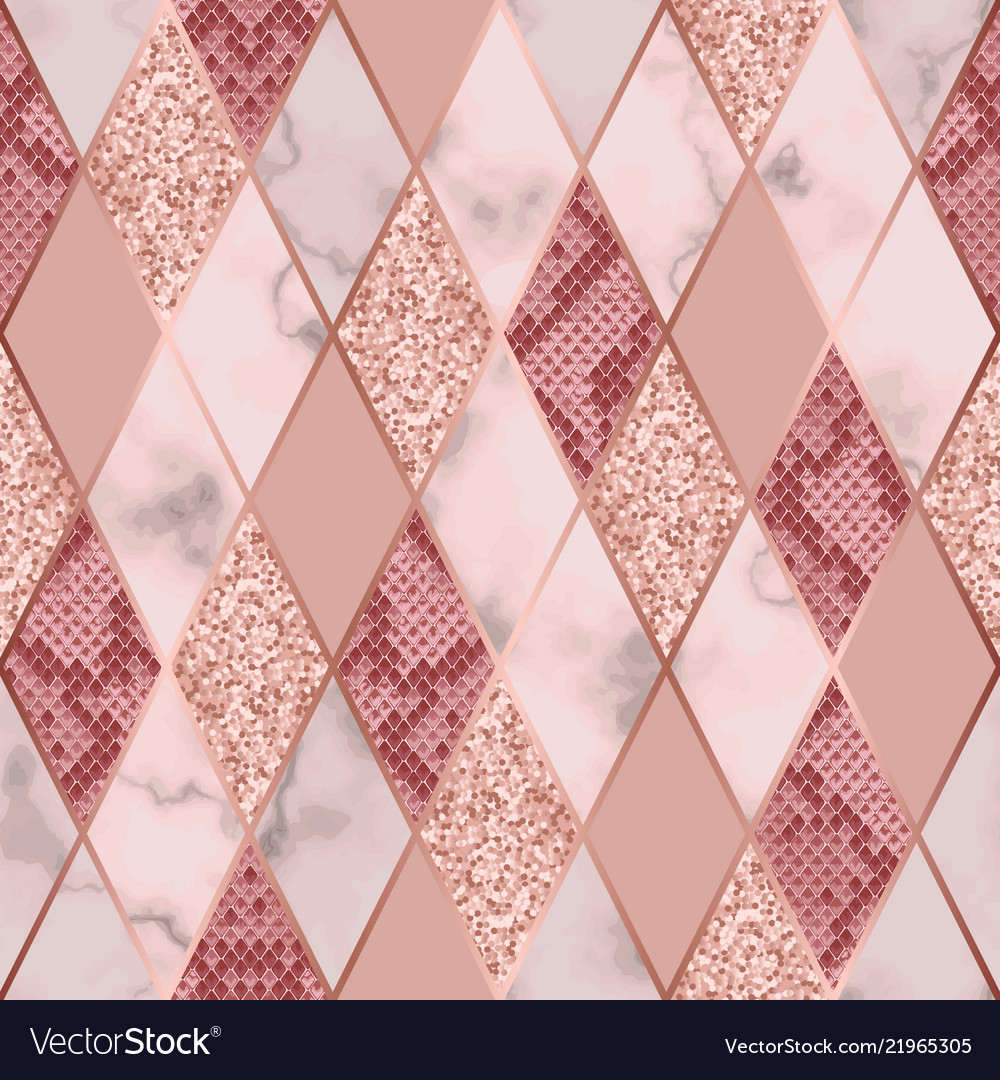Marble Snakeskin Geometric Pattern