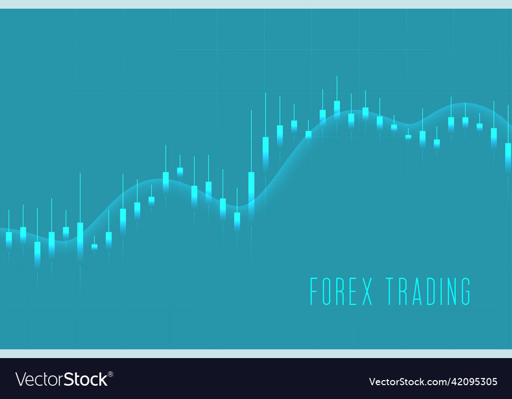 Stock market finance trading background