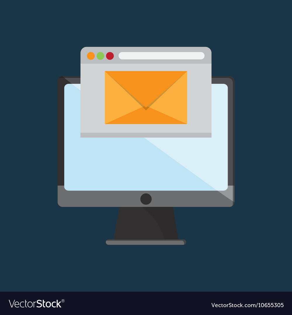 Web messaging through computer image