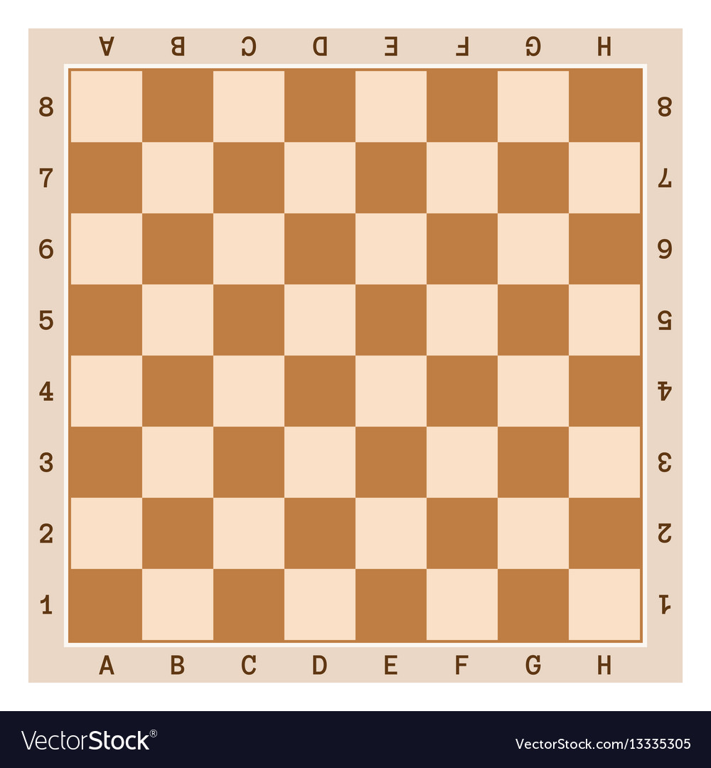 Chess board layout Royalty Free Vector Image - VectorStock