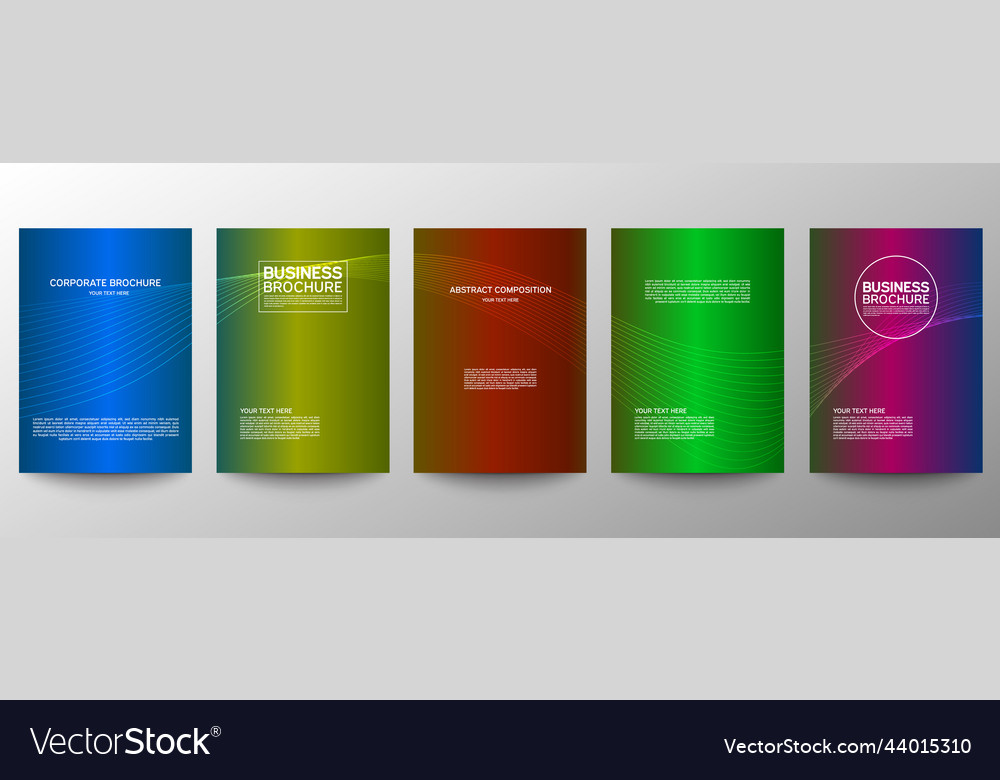 Cover geometric minimal set abstract line pattern vector image Cover geometric minimal set abstract line pattern